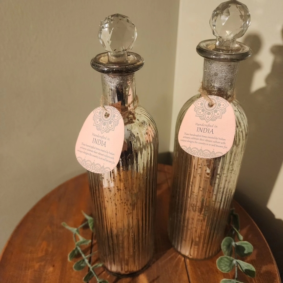 Handcrafted Artisan Glass Bottles - Picture 2 of 3